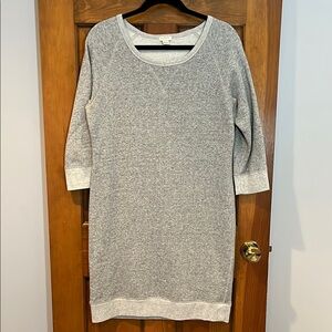 J. Crew Gray Sweatshirt Dress